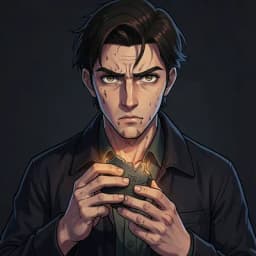 Silas Vane — Dark Academia character portrait