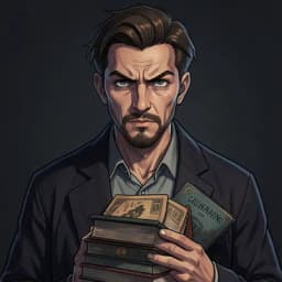 Arthur Penhaligon — Dark Academia character portrait