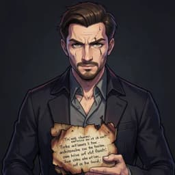 Julian Vane — Dark Academia character portrait