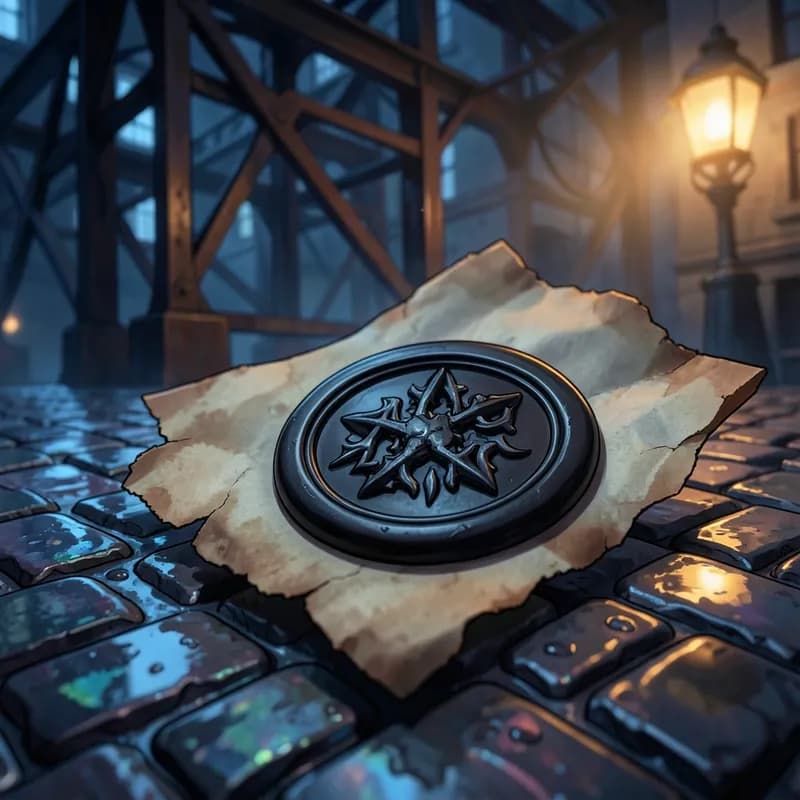 Assassin's Guild Dark Fantasy interactive story — atmospheric illustration