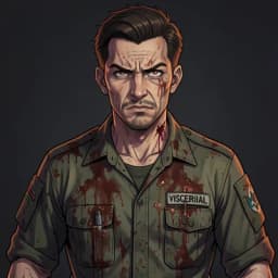 Garrick — Dark Fantasy character portrait