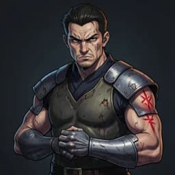 Hannes — Dark Fantasy character portrait