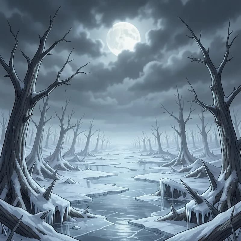 Koschei the Deathless Dark Fantasy interactive story — atmospheric illustration