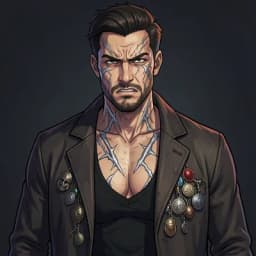 Hannes — Dark Fantasy character portrait