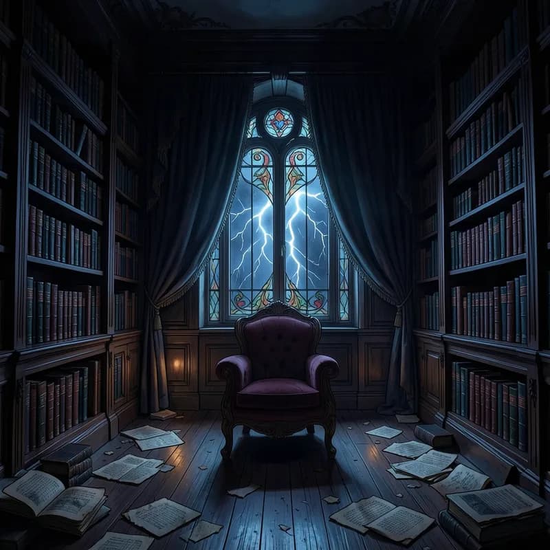 Captive Romance Dark Romance interactive story — atmospheric illustration
