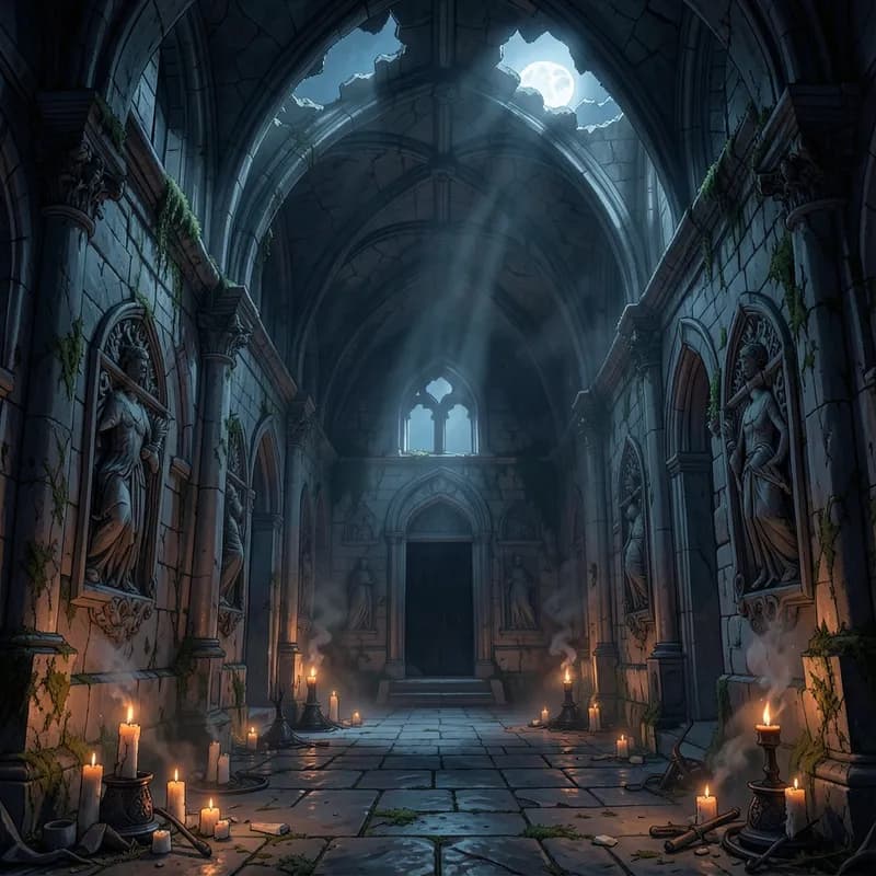 Fallen Angel Dark Romance interactive story — atmospheric illustration