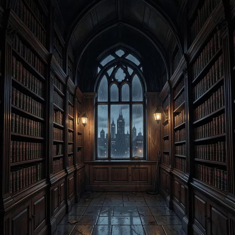 The Assassin Dark Romance interactive story — atmospheric illustration