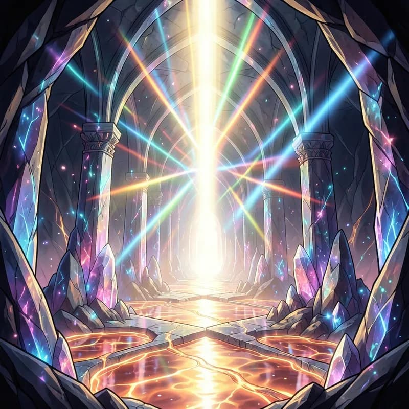Crystal Dragon Cave Dragon Fiction interactive story — atmospheric illustration