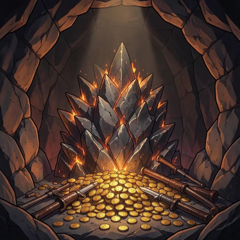 Dragon Hoard Dragon Fiction interactive story — atmospheric illustration