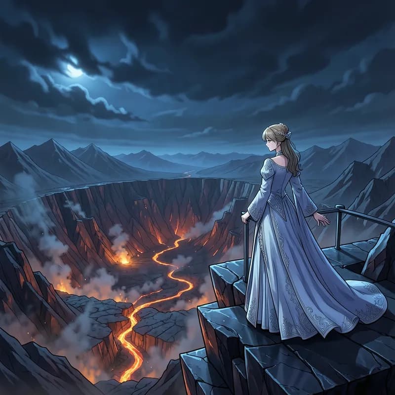 The Dragon Queen Dragon Fiction interactive story — atmospheric illustration