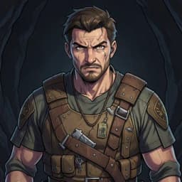 Jesper — Dungeon Crawler character portrait