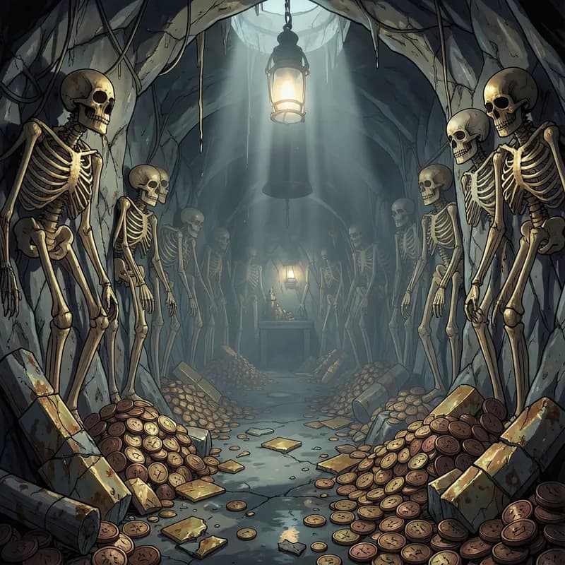 Loot Drop Dungeon Crawler interactive story — atmospheric illustration
