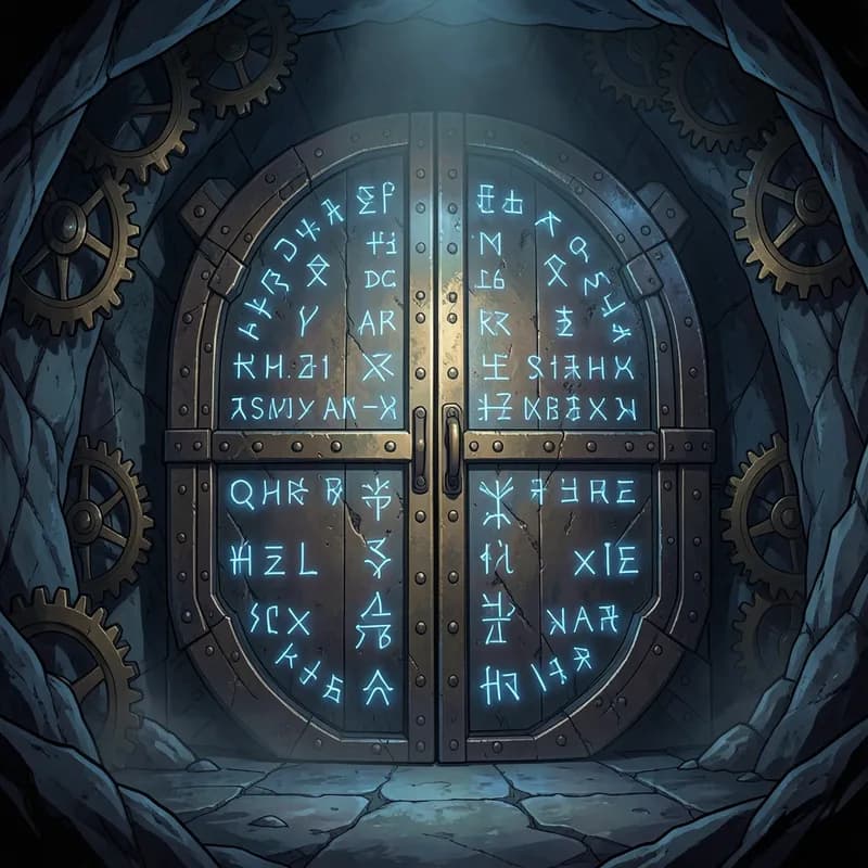The Rival Party Dungeon Crawler interactive story — atmospheric illustration