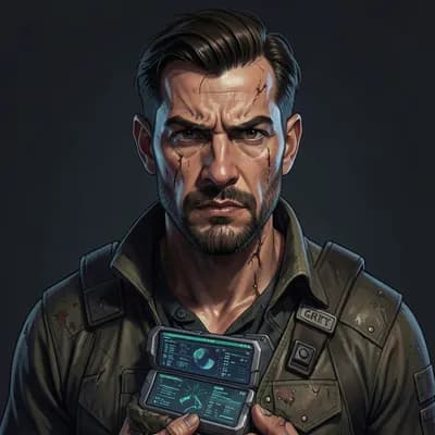 Jarek — Dystopian character portrait