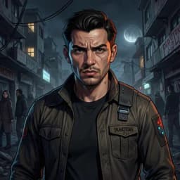 Koji Sato — Dystopian character portrait