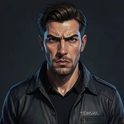 Jiro — Dystopian character portrait