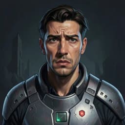D-503 — Dystopian character portrait