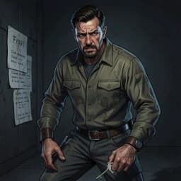 Hideo — Dystopian character portrait