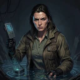 Jora — Dystopian character portrait