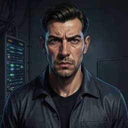 Joren — Dystopian character portrait