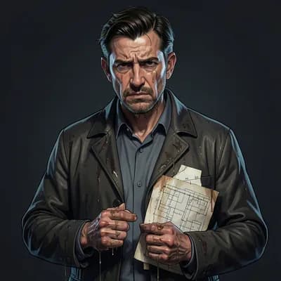 Hans — Dystopian character portrait