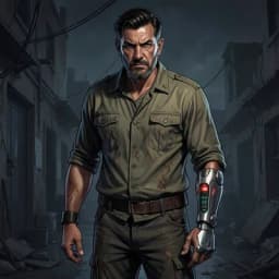 Jovan — Dystopian character portrait