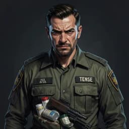 Hollis — Dystopian character portrait