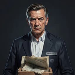 Hideo Tanaka — Dystopian character portrait