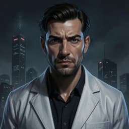 Koji Sato — Dystopian character portrait