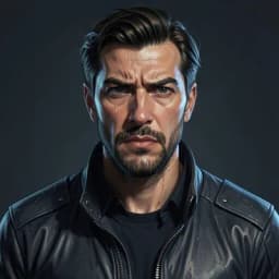Julian Vane — Dystopian character portrait
