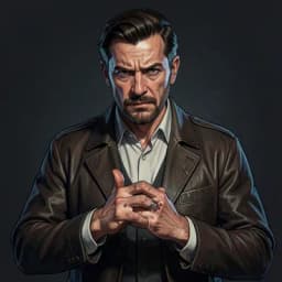 Silas — Dystopian character portrait