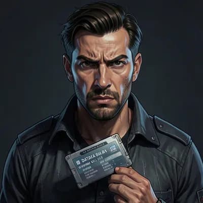 Jiro — Dystopian character portrait