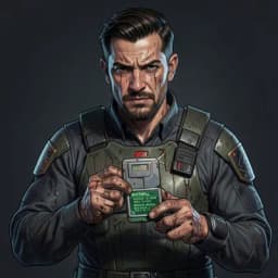 Bram — Dystopian character portrait
