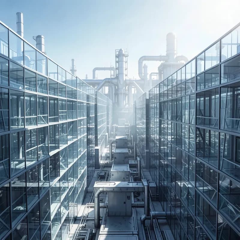 We (Zamyatin) Dystopian interactive story — atmospheric illustration
