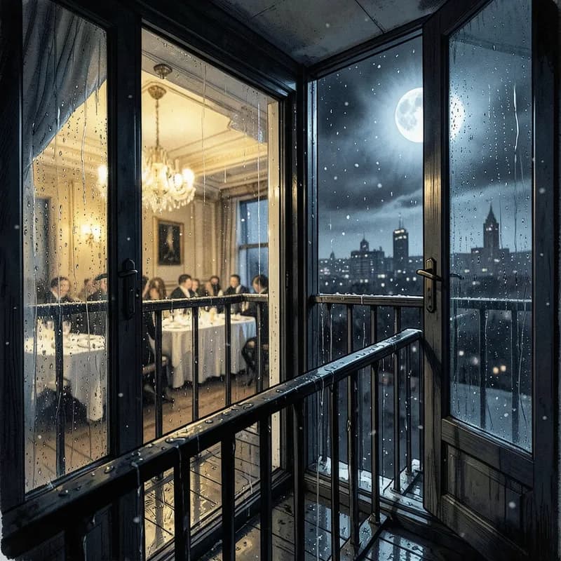 Covert Assassination Espionage interactive story — atmospheric illustration