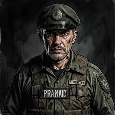 Soren Halloway — Espionage character portrait