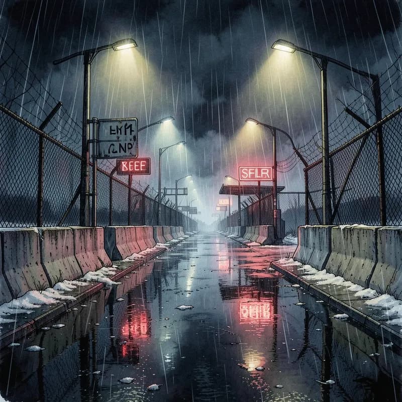 Extraction Mission Espionage interactive story — atmospheric illustration