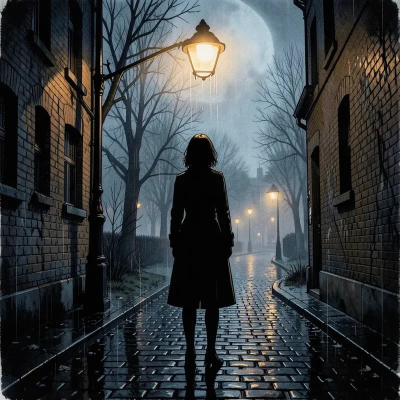 Honey Trap Espionage interactive story — atmospheric illustration