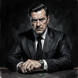 Julian Vane — Espionage character portrait