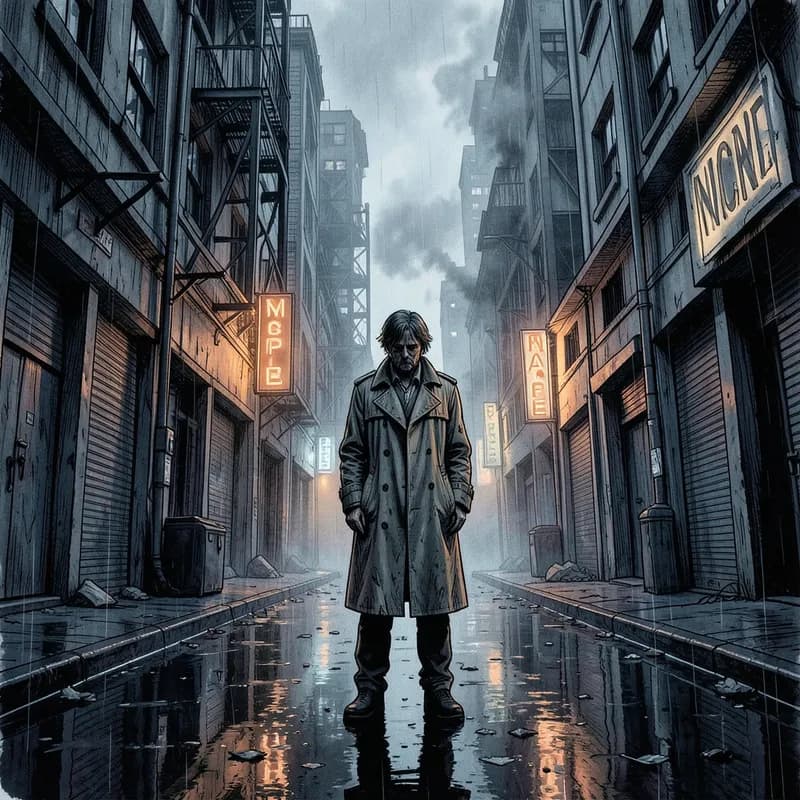 The Defector Espionage interactive story — atmospheric illustration