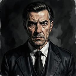 Julian Vane — Espionage character portrait