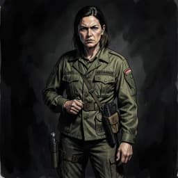 Virginia Hall — Espionage character portrait