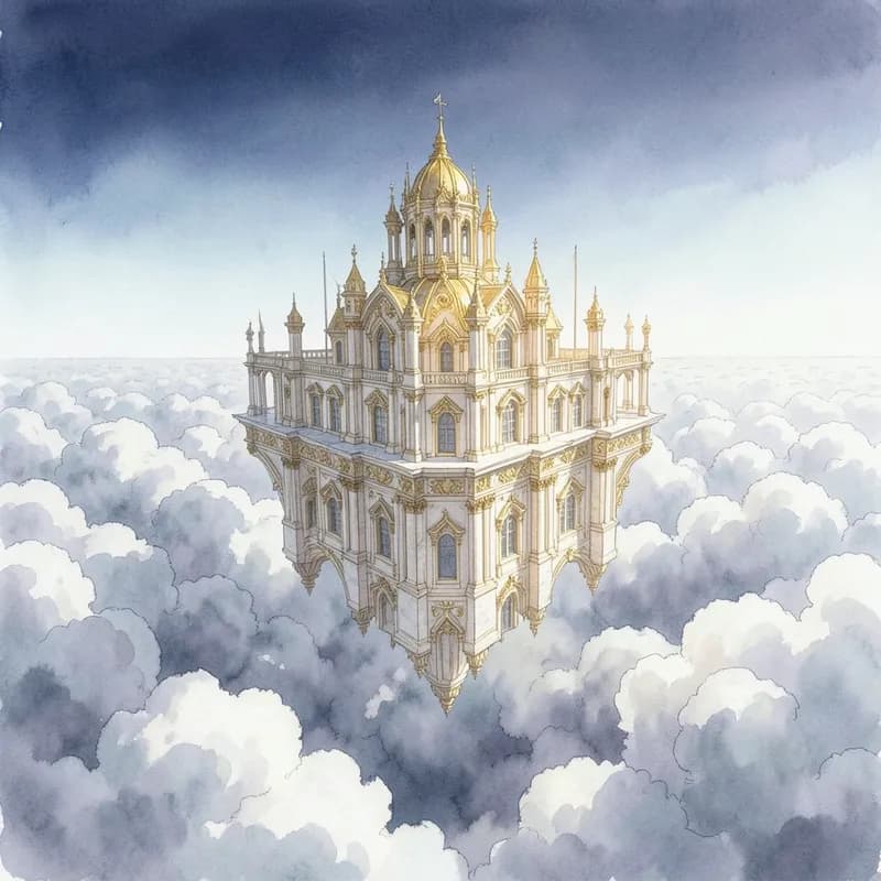 Cloud Kingdom Fairy Tale interactive story — atmospheric illustration