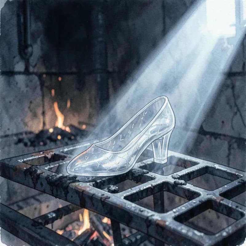 Glass Slipper Fairy Tale interactive story — atmospheric illustration
