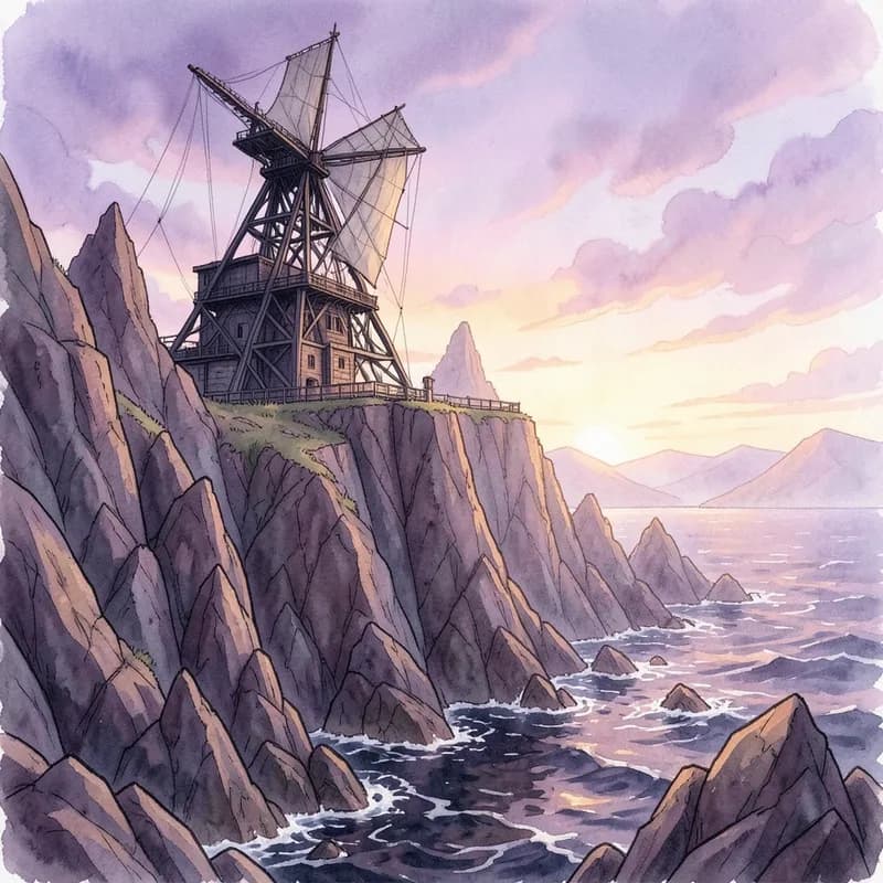Impossible Tasks Fairy Tale interactive story — atmospheric illustration