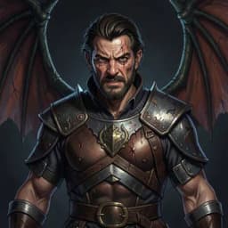 Balthazar Vane — Fantasy character portrait