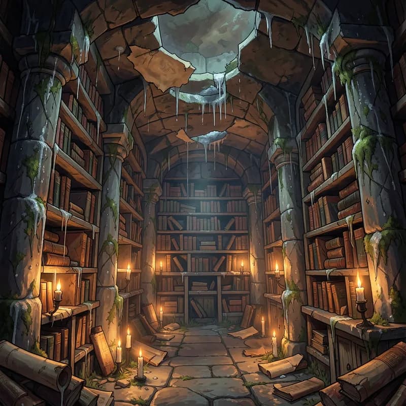 The Prophecy Fantasy interactive story — atmospheric illustration