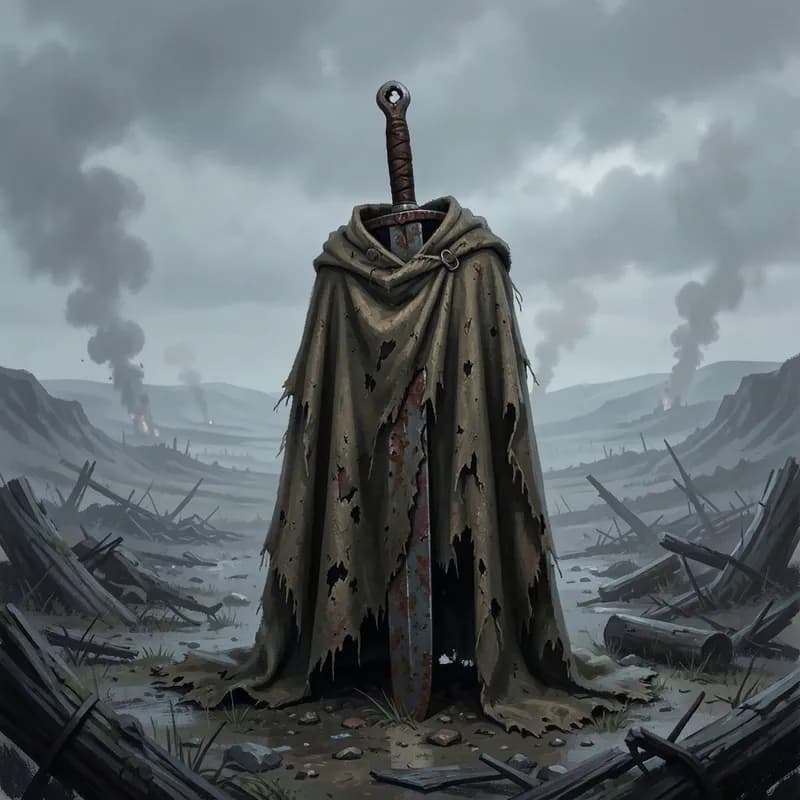 Reluctant Hero Fantasy interactive story — atmospheric illustration