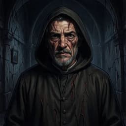 Brother Anselm — Gothic character portrait