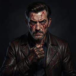 Julian Vane — Gothic character portrait